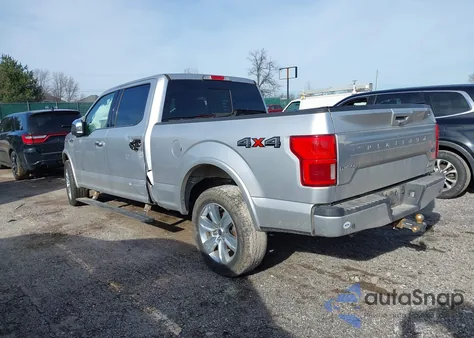 2019 Ford F-150 Platinum z USA, uszkodzony, nr VIN 1FTFW1E48KFD43746
